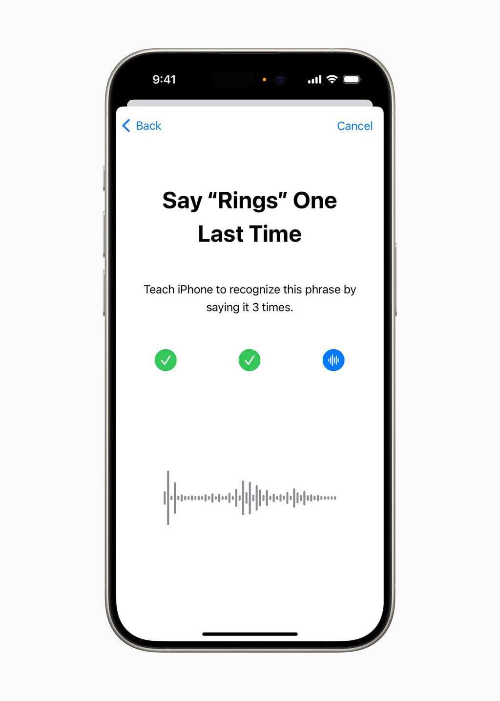 透過「語音捷徑」，iPhone 和 iPad 使用者可以指定 Siri 能理解的自訂話語，用以啟動捷徑並完成繁複的任務。（截自Apple官網／古明弘台北傳真）