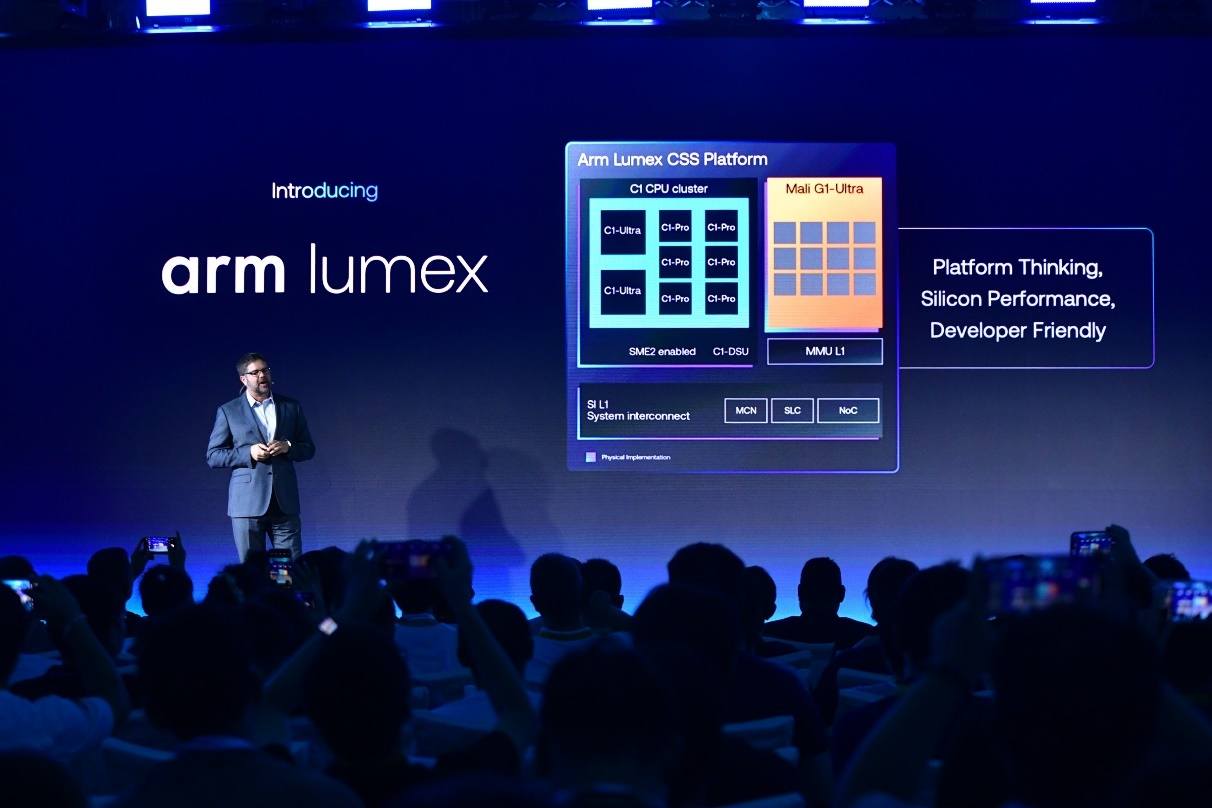产品 | Arm 全新 Lumex CSS 平台实现两位数性能提升，驱动消费电子设备“更智能、更高效、更个性化”