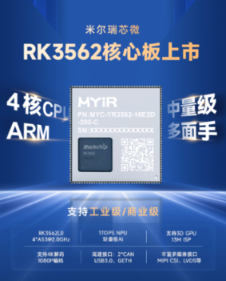 4核CPU，ARM中量级多面手,米尔瑞芯微RK3562核心板上市